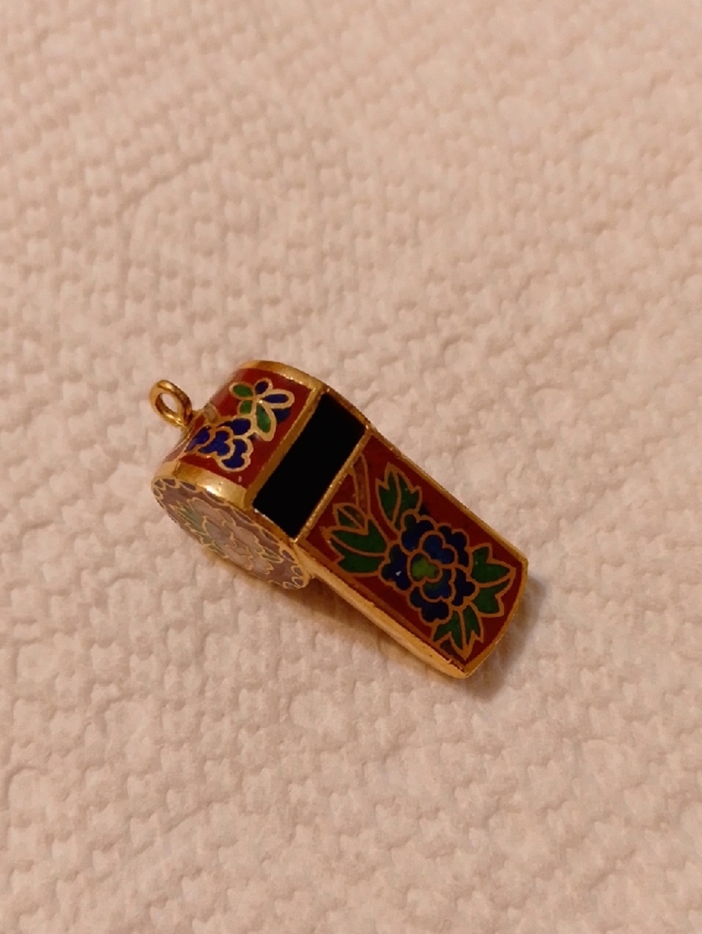 *3/$20* New Vintage Cloisonne Whistle